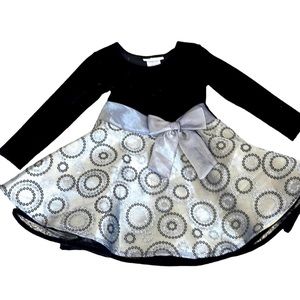 2T Exquisite Black Dress for Girls